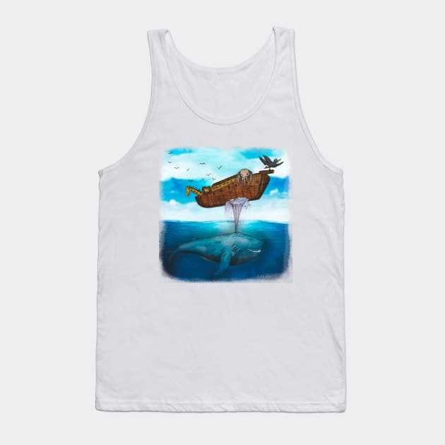 The great whale in the time of the ark Tank Top by Henry Drae